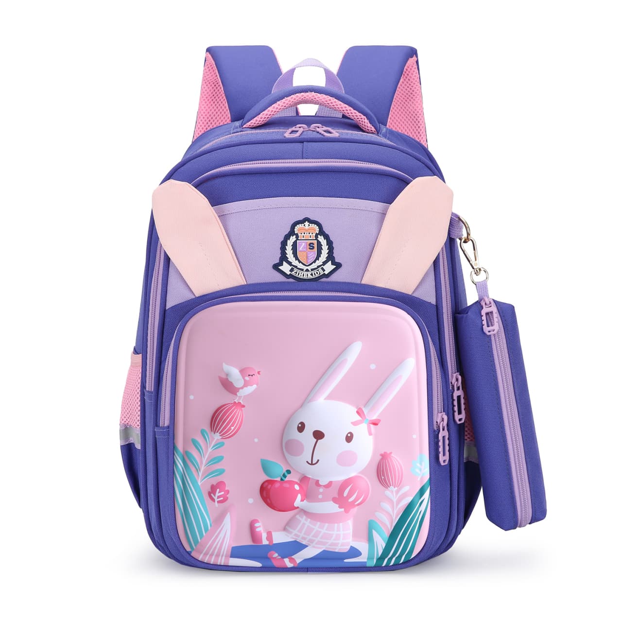 177 Laptop Backpack for Students Purple Display