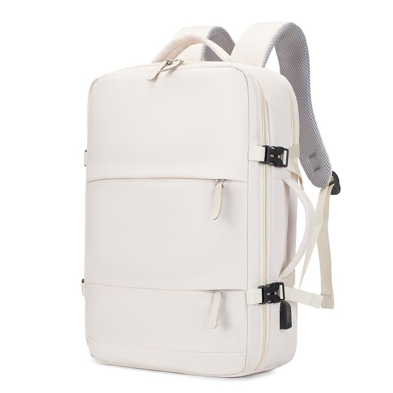 1145 Lightweight Laptop Backpack White Display