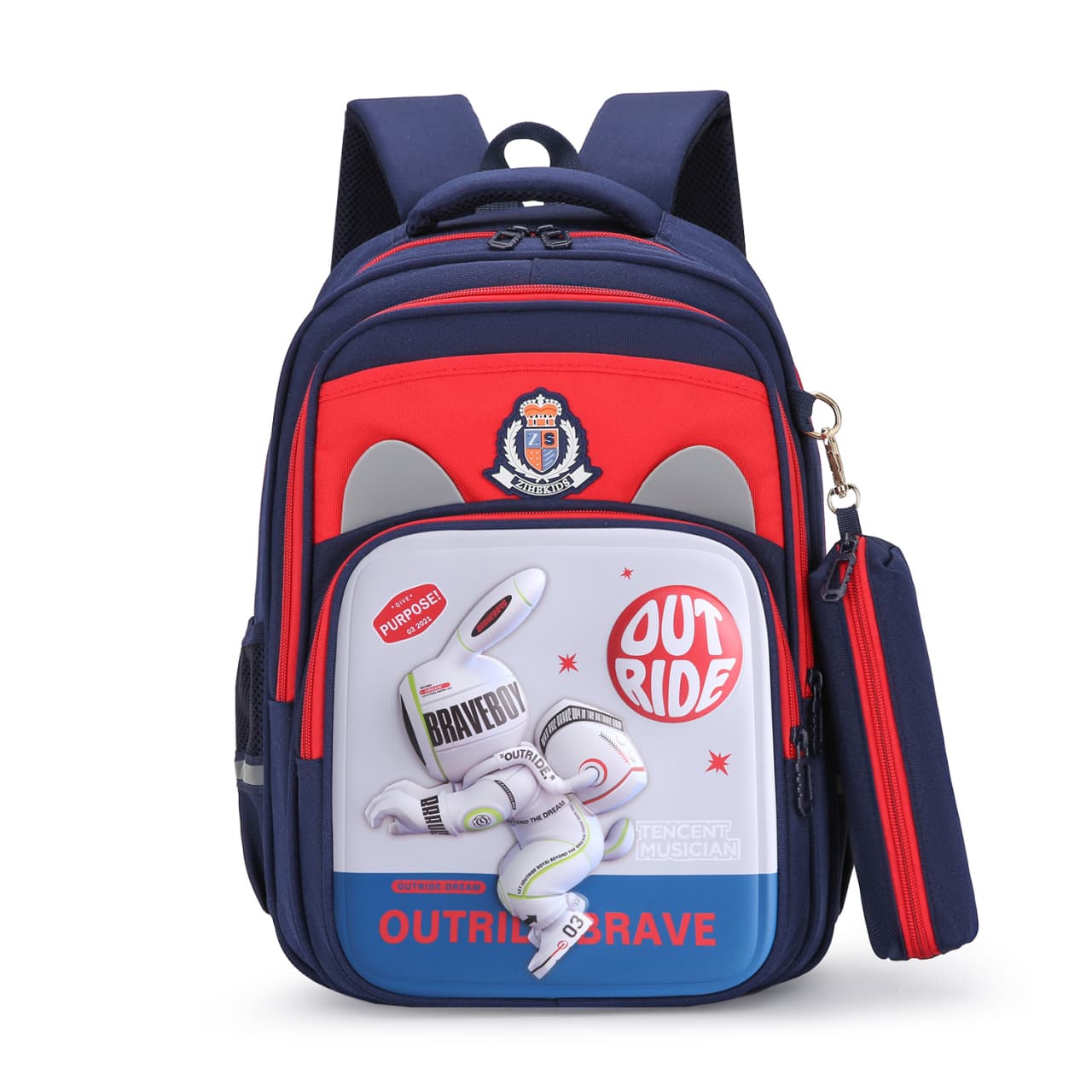 177 Laptop Backpack for Students Red Display