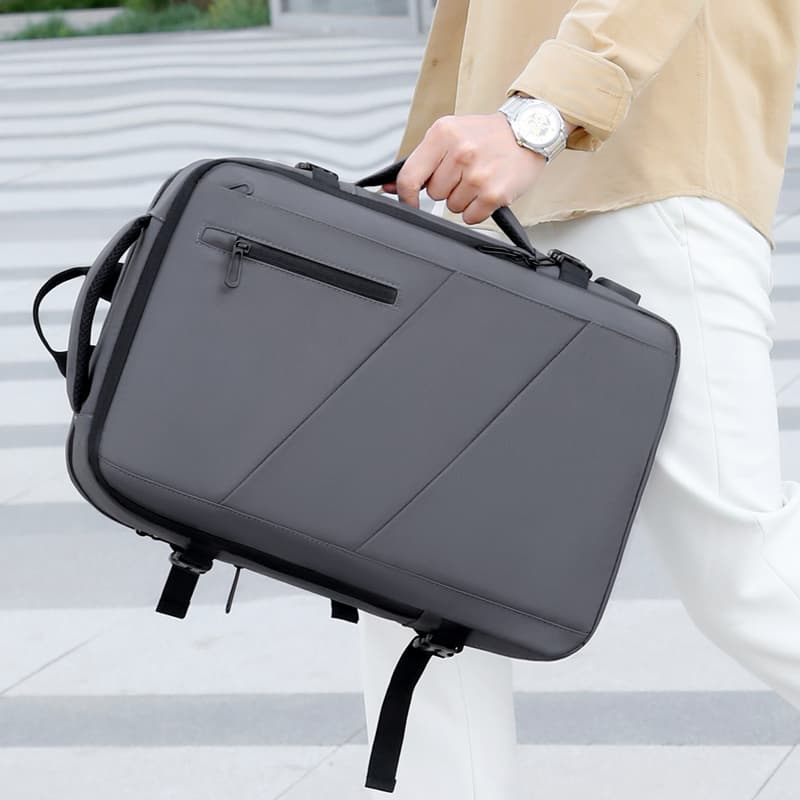 6904 Expandable Laptop Backpack  Model Portable Show