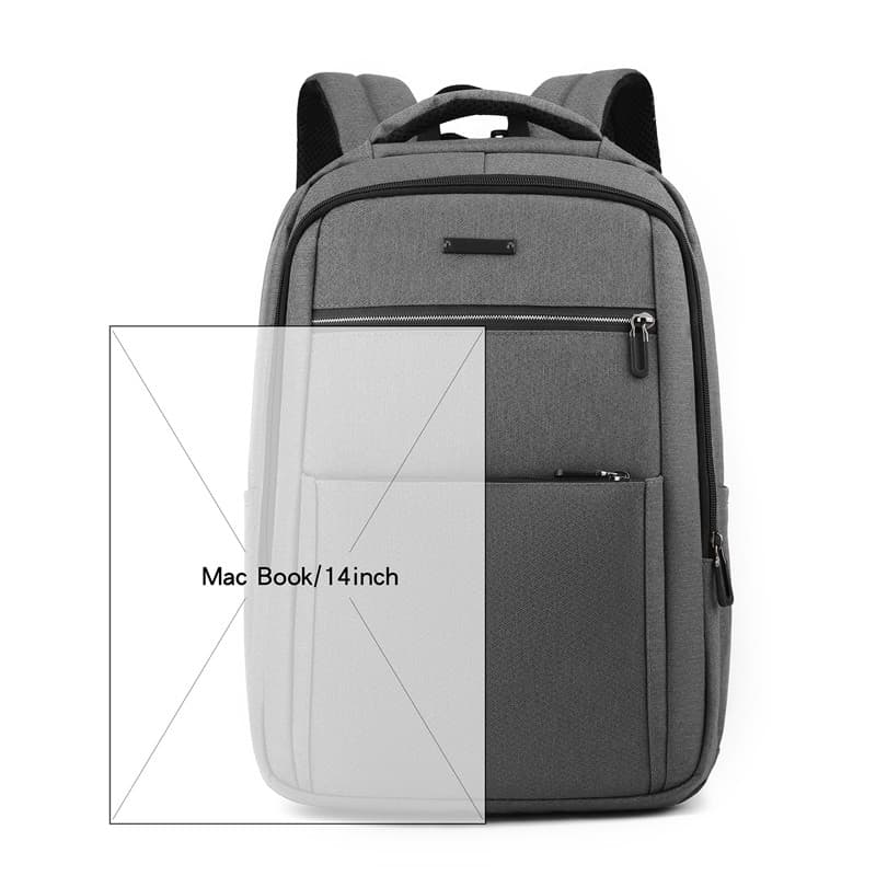 D811 Business Backpack Laptop Front Display