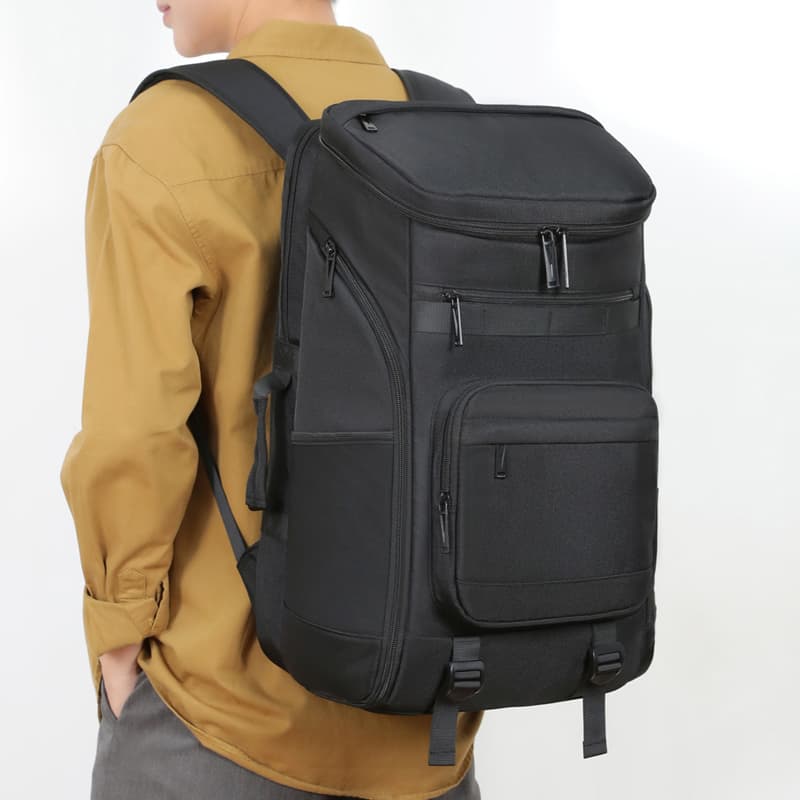 T99 Business Travel Backpack Model Backing Display