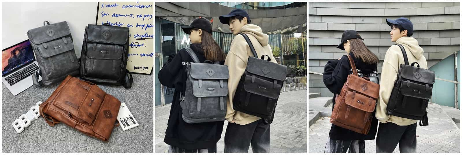 leisure PU backpack