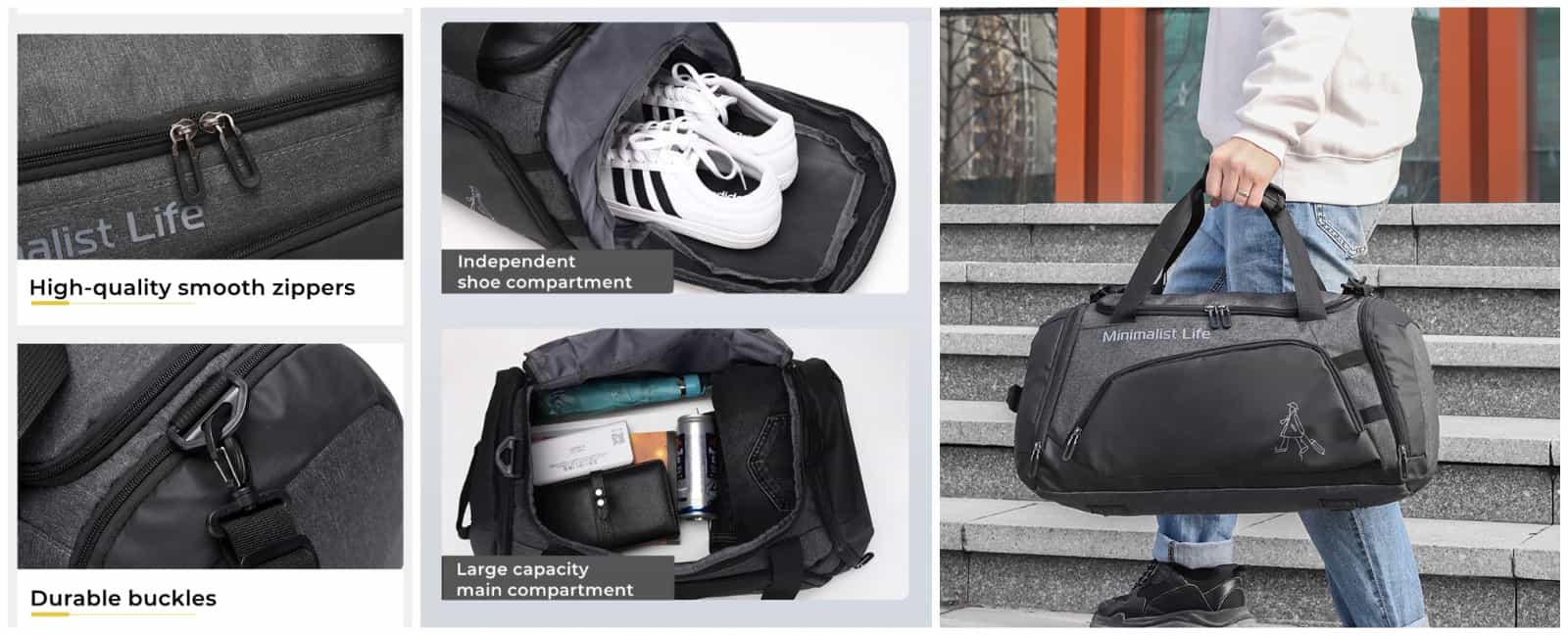 lightweight duffel bag