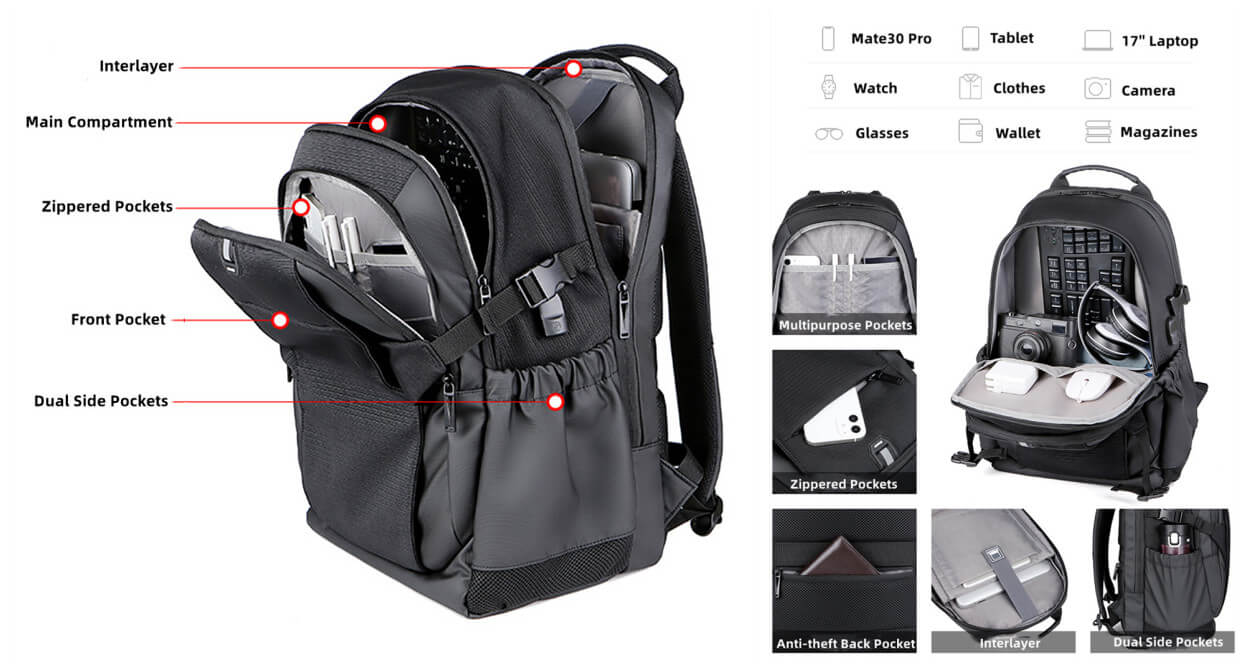 large waterproof laptop backpack