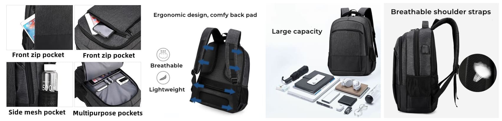 stylish laptop backpack