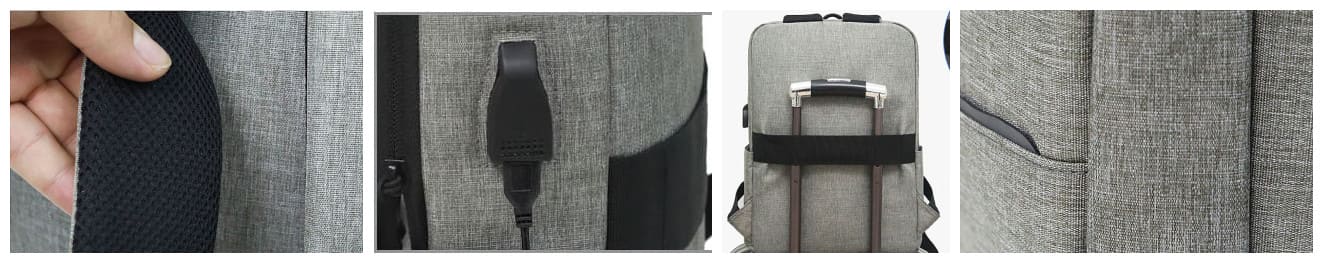 comfy laptop backpack