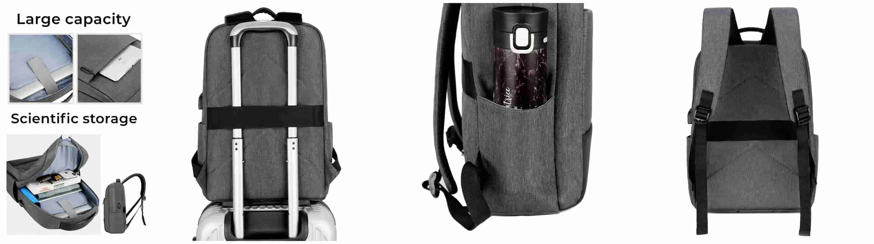 Large laptop backpack