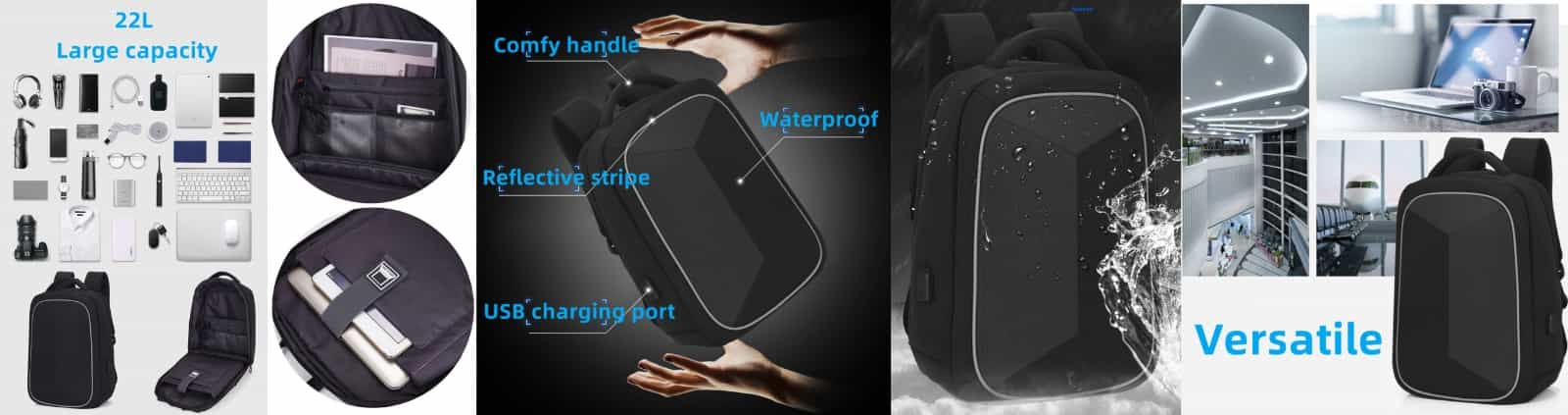 versatile laptop backpack