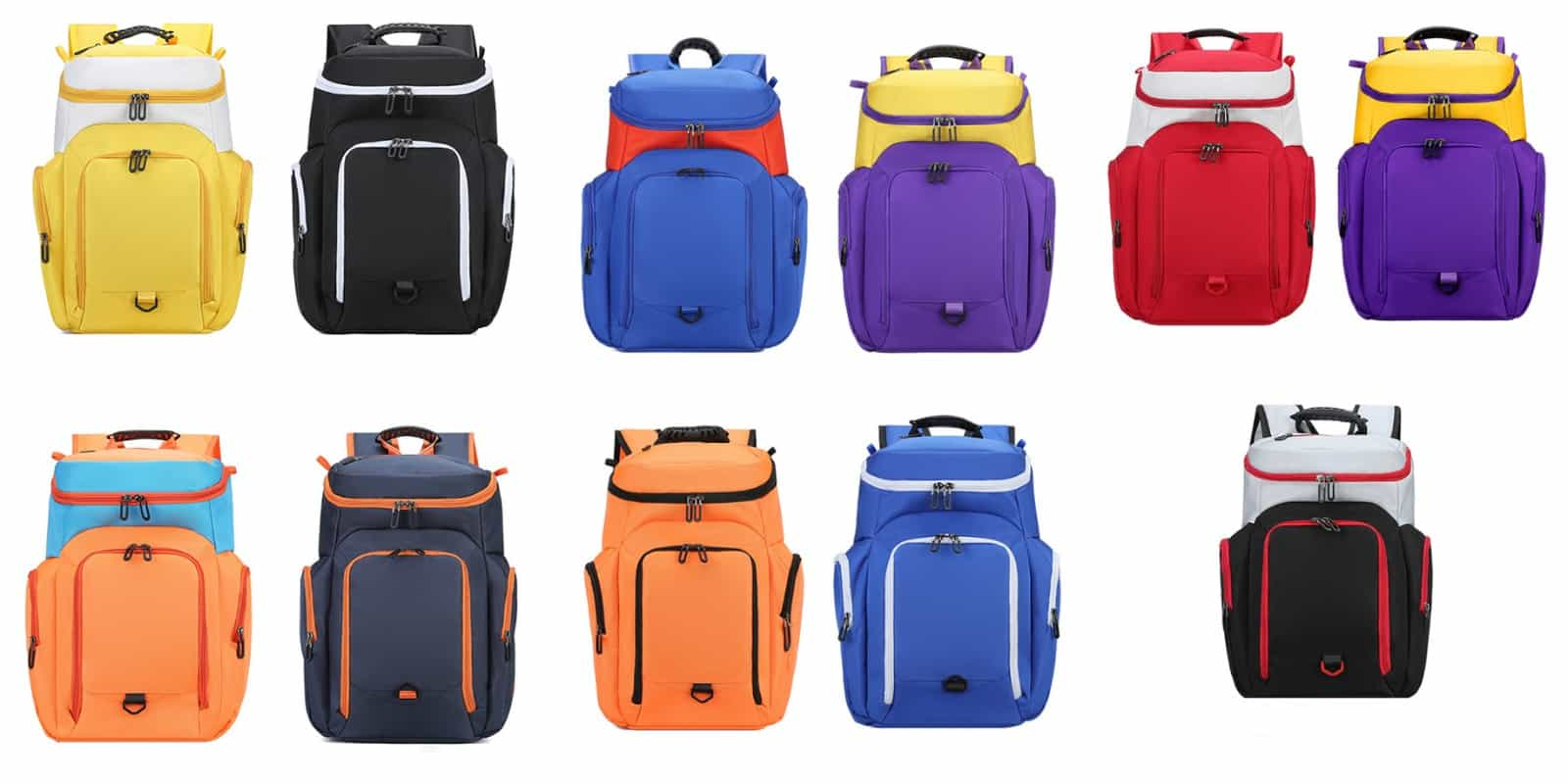 Colorful waterproof oxford basketball backpack