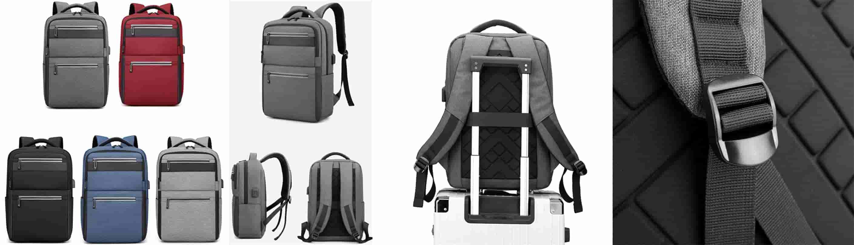 colorful luggage strap unisex roomy practical travel laptop backpack