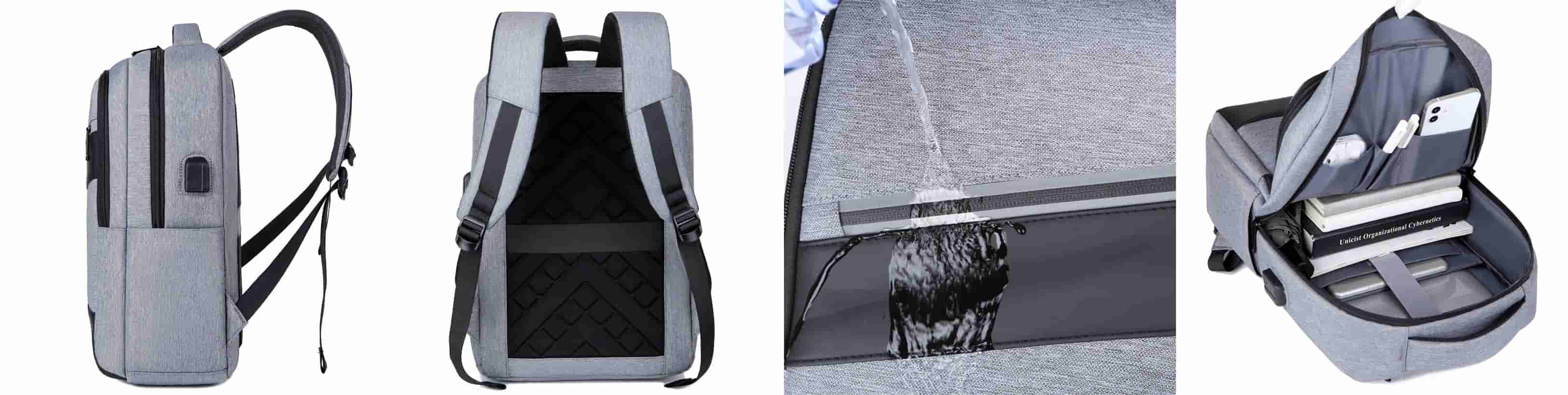 Waterproof business comfy travel stylish laptop backpack