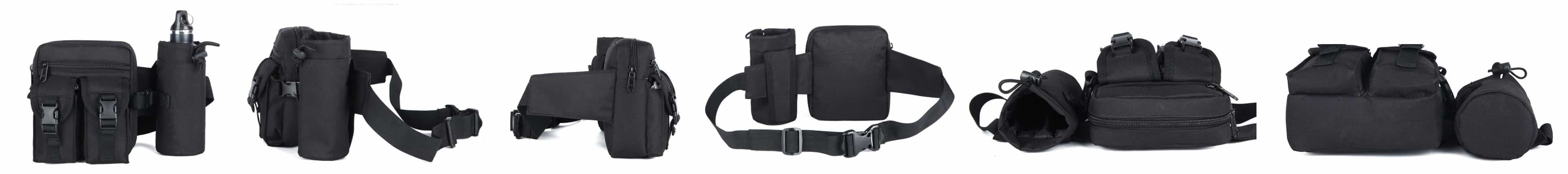 Waterproof Belt Bag with Bottle Holder