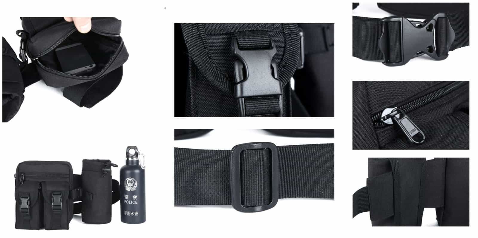 Waterproof Belt Bag with Bottle Holder