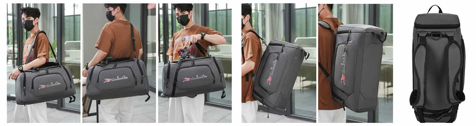 Multifunctional fitness travel bag