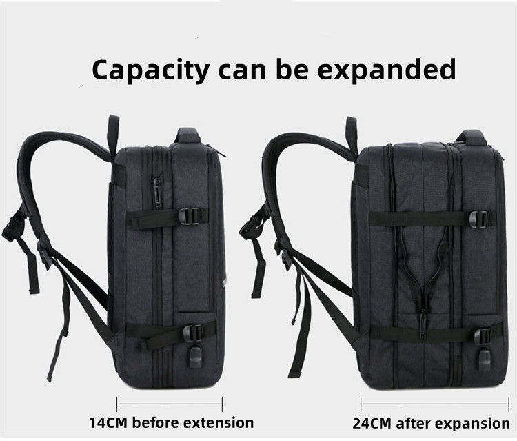 15.6 inch expandable laptop backpack