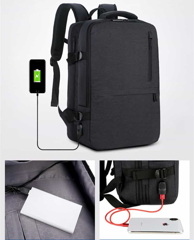 15.6 inch expandable laptop backpack