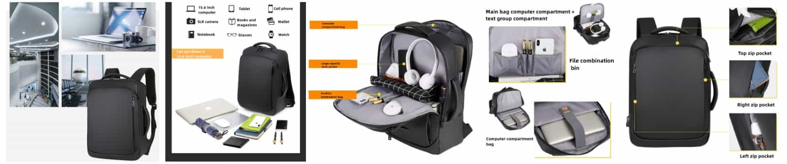 Multifunctional Urban Laptop Backpack