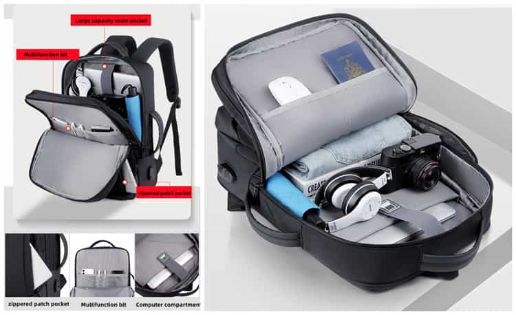 Large Capacity Multifunctional Laptop Backpack