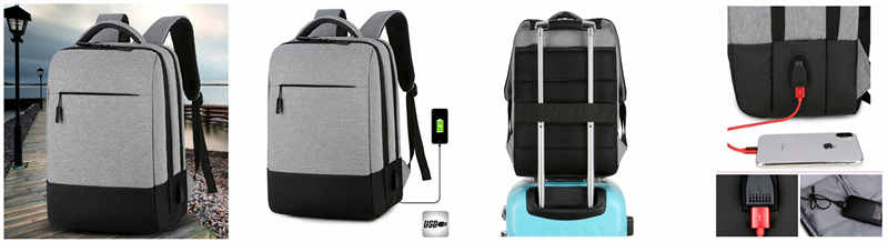 Stylish simple laptop backpack