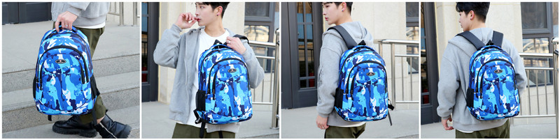 Custom Camouflage School Bags