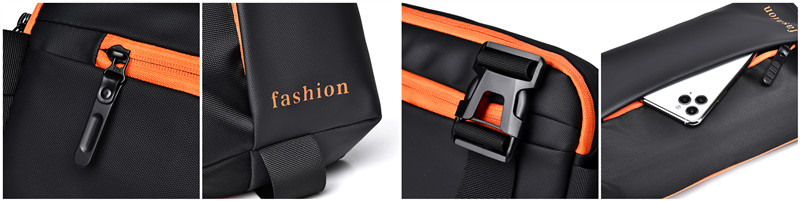 Men's Fashion Multifunction Shoulder Crossbody Bag