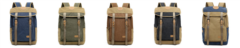 Vintage Fashion Canvas Laptop Backpack