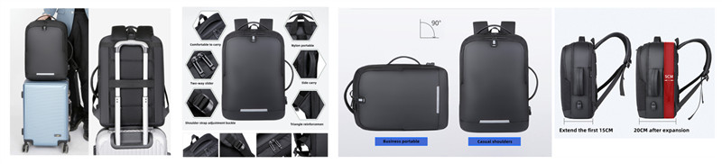 Expandable Waterproof Laptop Backpack