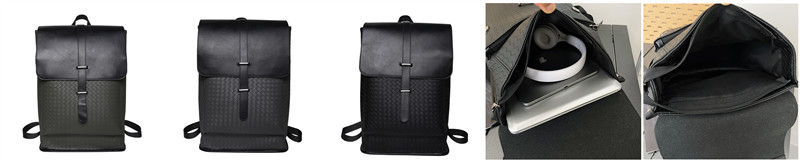 Large PU Leather School Bag