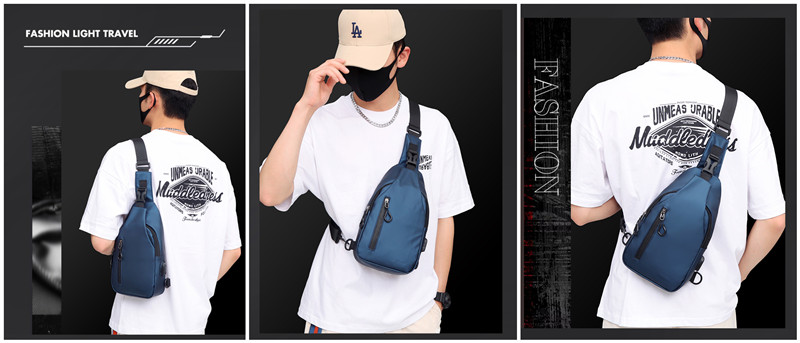 Fashion Simple Men's Chest Bag