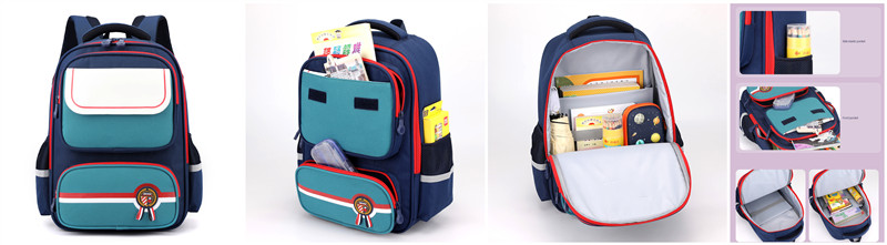 New Children British Style Fashion Waterproof School Bag