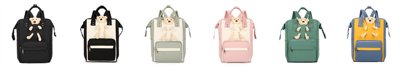 Large Capacity Cute Bear Mommy Bags