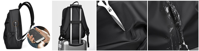 Simple Leisure Waterproof Computer Backpack