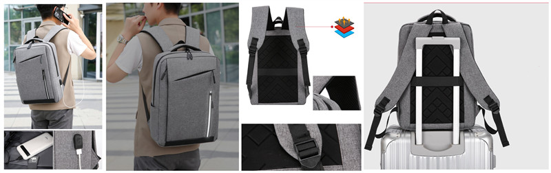  Slim Durable Laptops Backpack