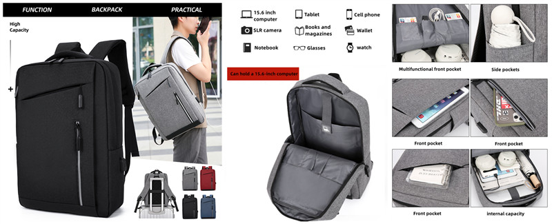  Slim Durable Laptops Backpack