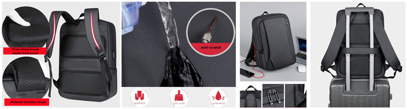 Waterproof Multifunction Business Laptop Backpack