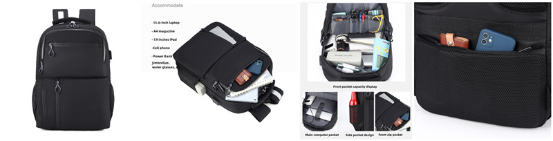 Large Capacity Waterproof Laptop Backpack