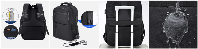 Large Capacity Waterproof Laptop Backpack