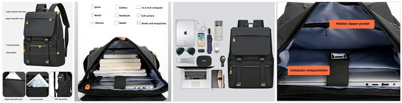 Large Capacity Leisure Laptop Backpack