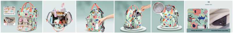 Multifunctional Baby Diaper Backpack