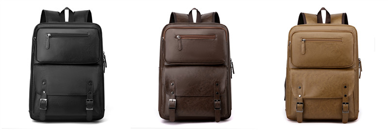 Rucksack Vintage Leather Laptop Backpack