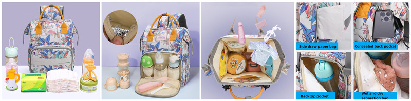 Multifunctional Outdoor Travel Diaper Bag