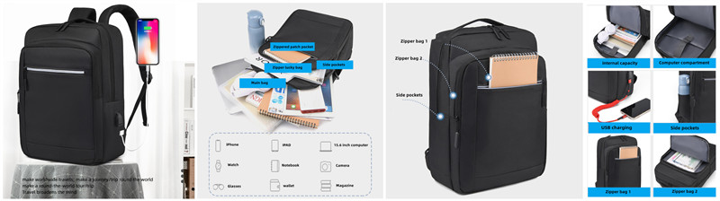 Waterproof Travel School Business Laptop Backpack