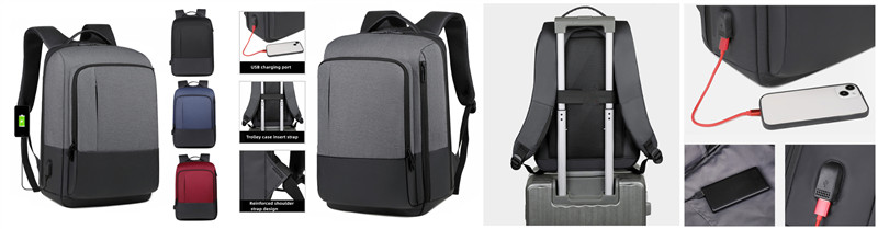 Multifunctional Simple Men's Laptop Backpack