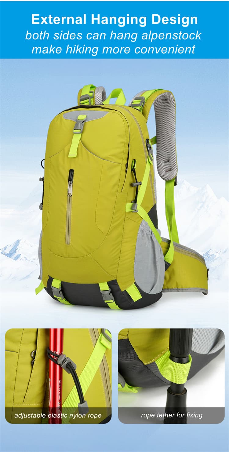 248 Laptop Hiking Backpack External Hanging Design