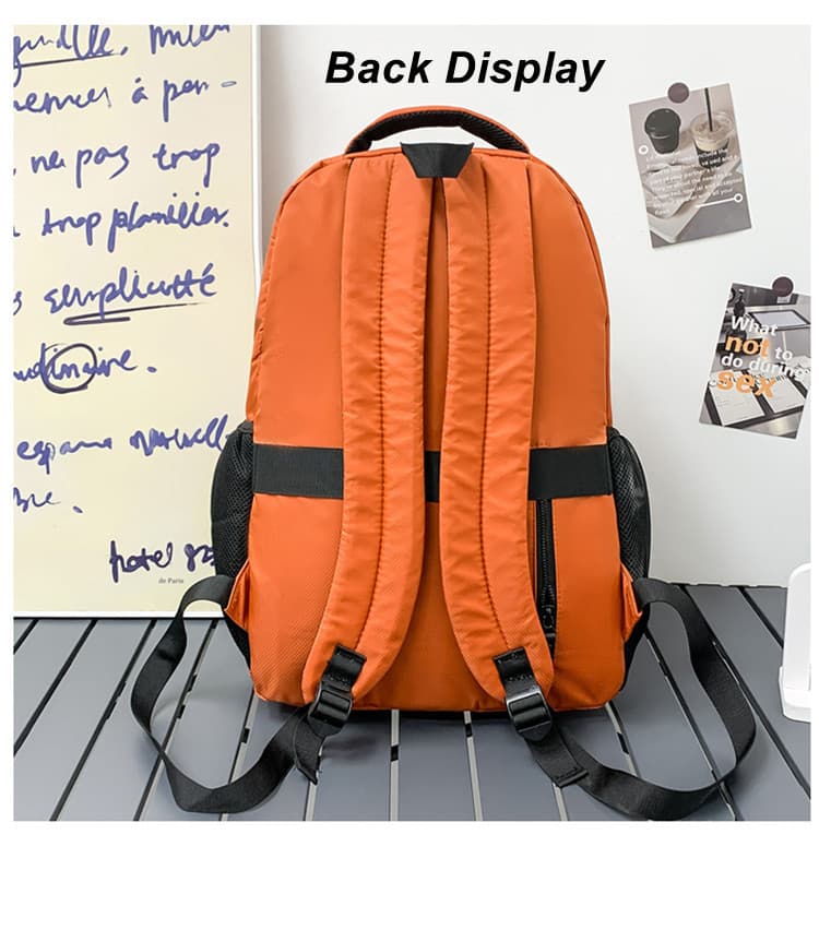 6626 School Laptop Backpack Back