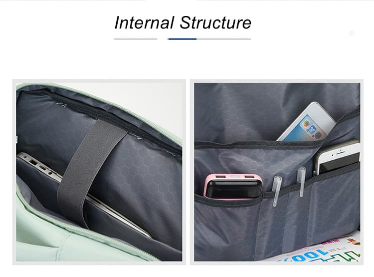 1145 Lightweight Laptop Backpack Internal Structure