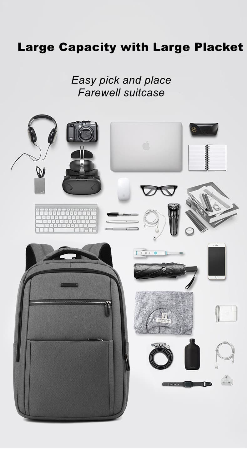 D811 Business Backpack Laptop Large Capacity