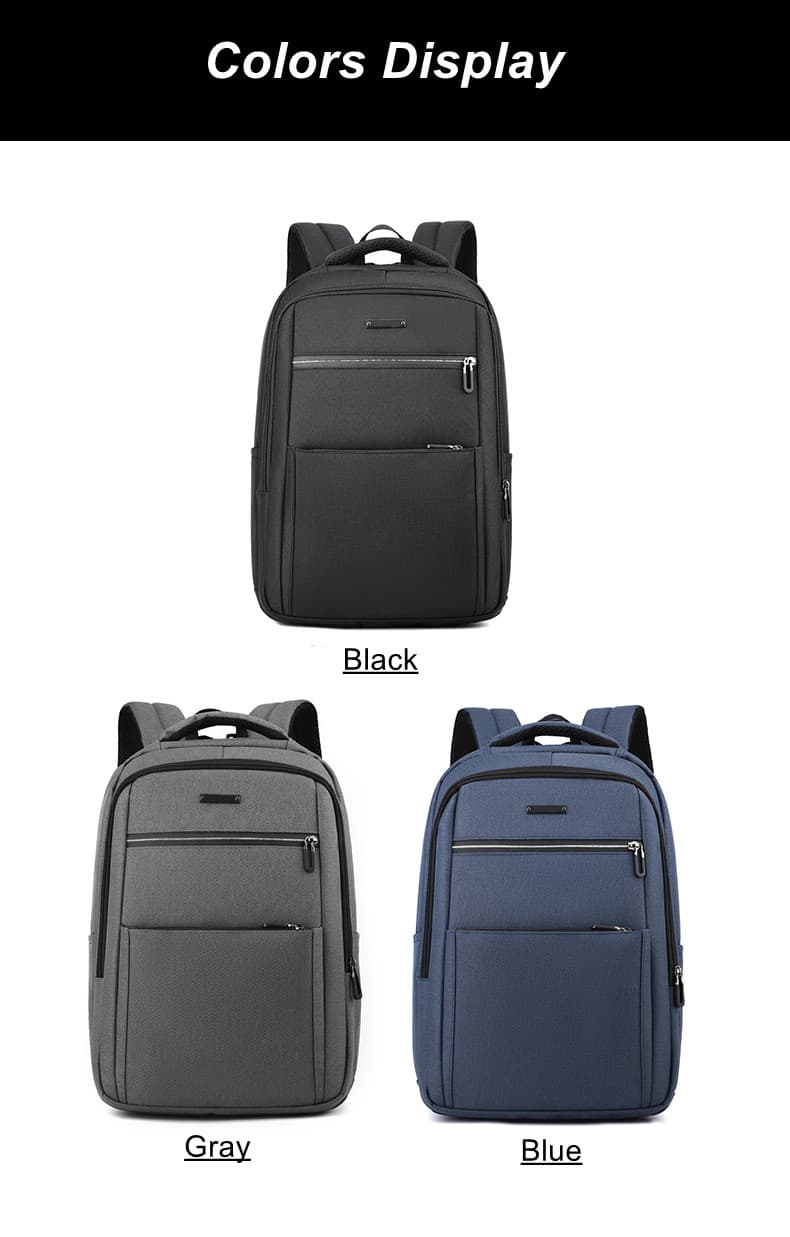 D811 Business Backpack Laptop Colors Display