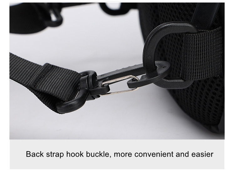  831-1 Chest Bag for Man Hook Buckle